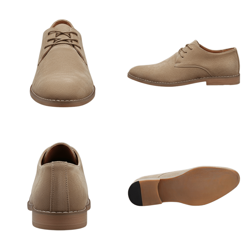 Buty Biznesowe Męskie Płaski Obcas Zamknięty Nosek - Arkadya Outlet - Men Shoes