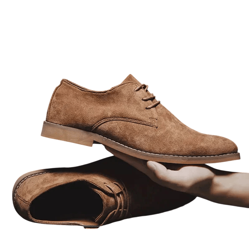 Buty Biznesowe Męskie Płaski Obcas Zamknięty Nosek - Arkadya Outlet - Men Shoes