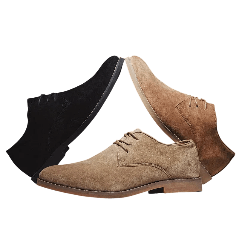 Buty Biznesowe Męskie Płaski Obcas Zamknięty Nosek - Arkadya Outlet - Men Shoes