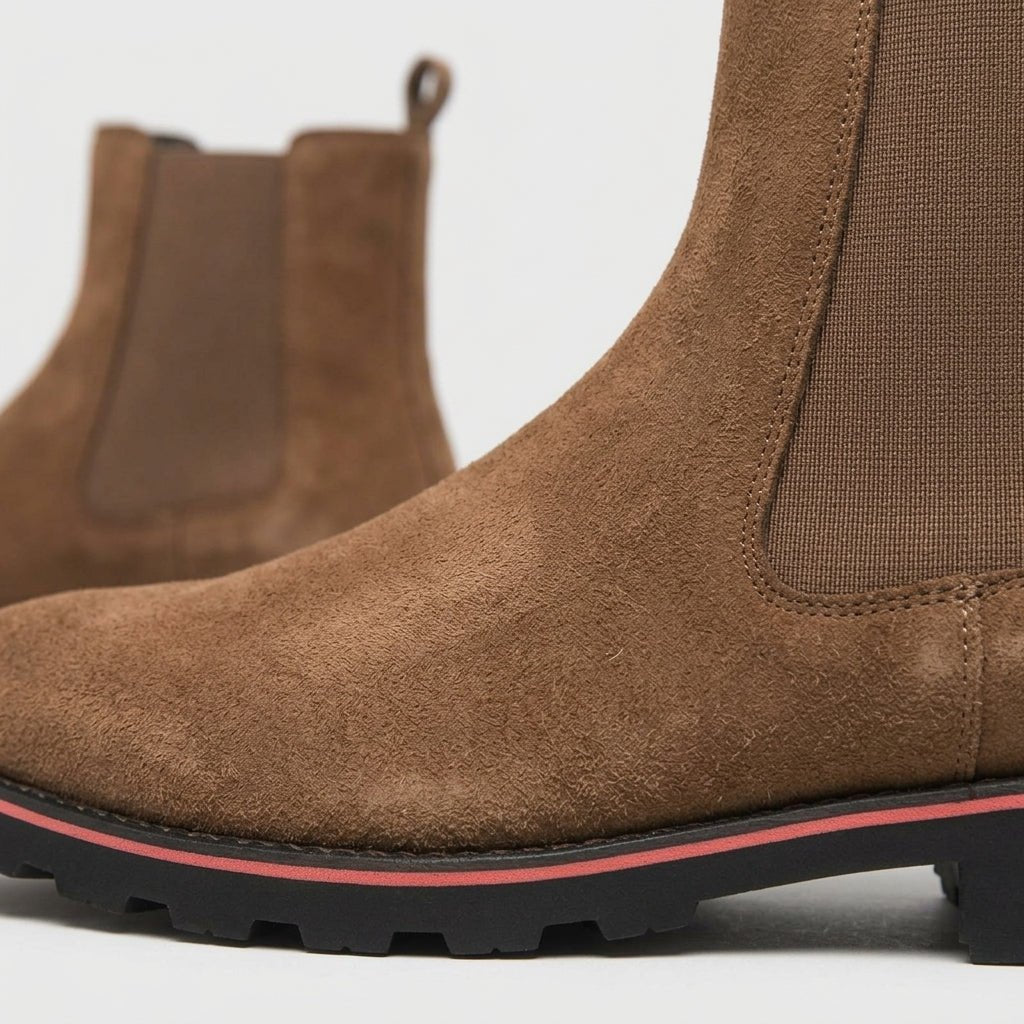 Buty Chelsea dla Mężczyzn | Elastyczne Boki i Niski Obcas Blokowy - Arkadya Outlet - Boots