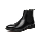 Buty Męskie Chelsea | Elastyczne wstawki i zakładka na pięcie - Arkadya Outlet - Boots