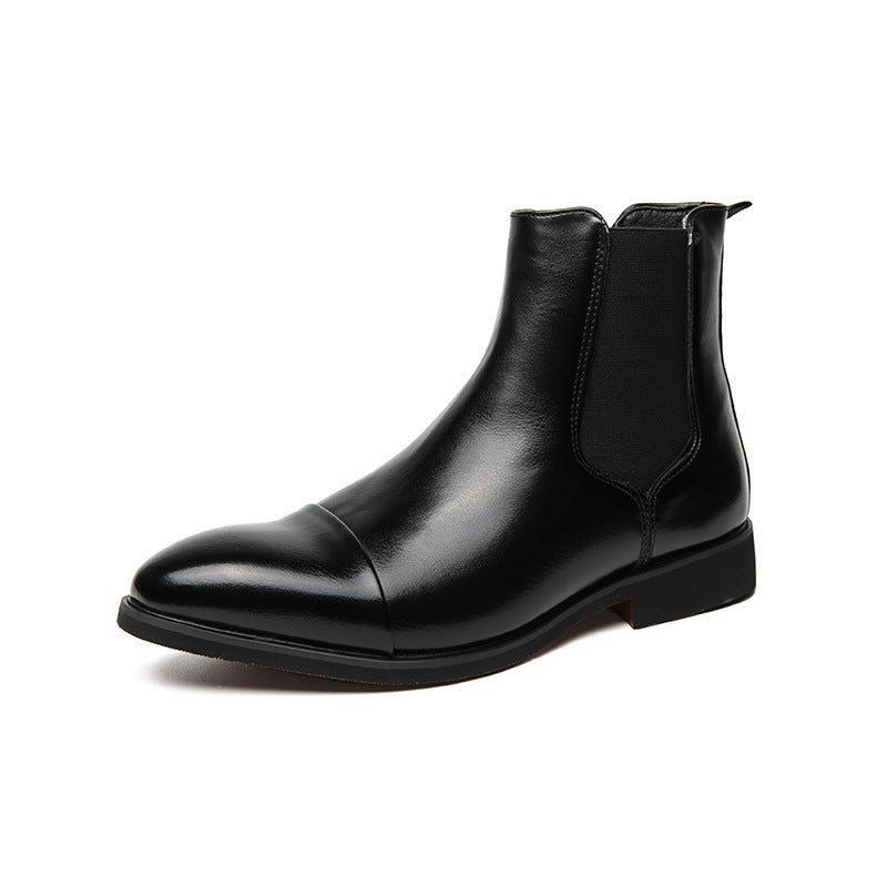 Buty Męskie Chelsea | Elastyczne wstawki i zakładka na pięcie - Arkadya Outlet - Boots
