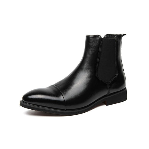 Buty Męskie Chelsea | Elastyczne wstawki i zakładka na pięcie - Arkadya Outlet - Boots