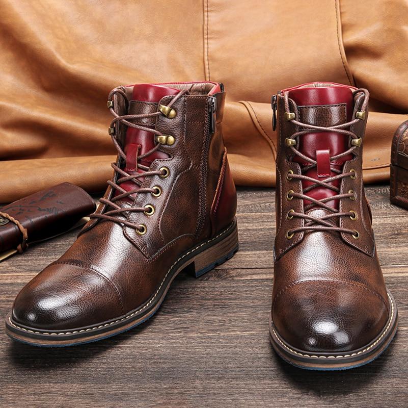 Buty Męskie Oxford | Klasyczny Krój z Podeszwą na Całą Długość - Arkadya Outlet - Boots