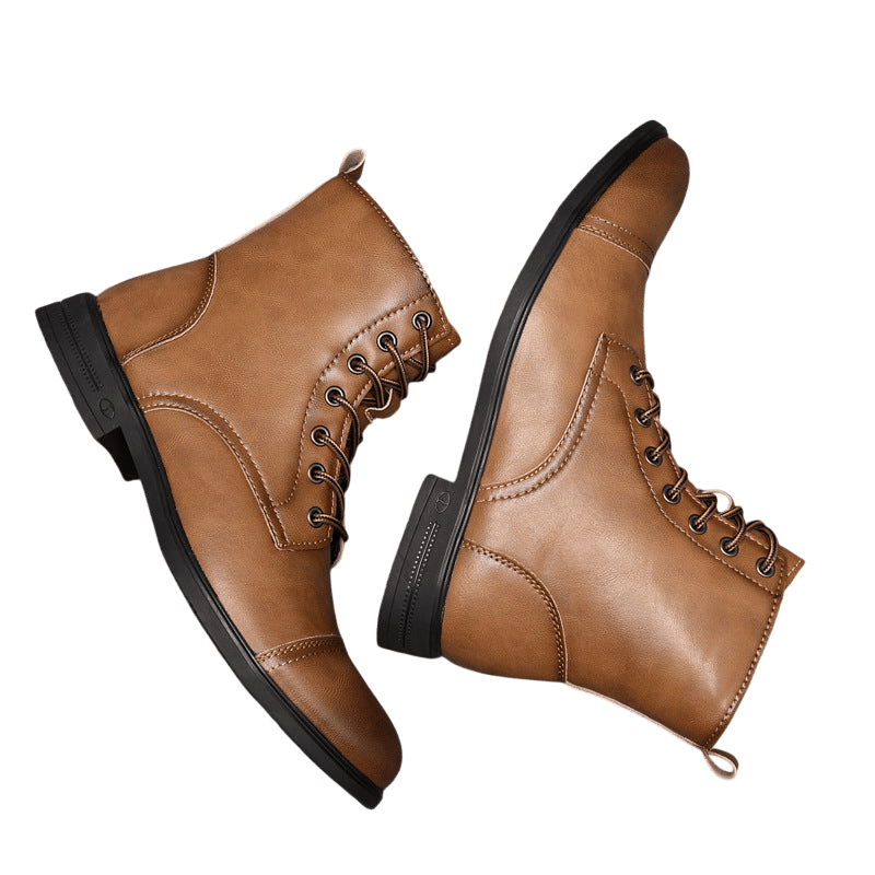 Buty męskie wysoka cholewka z wiązaniem pełna wysokość - Arkadya Outlet - Men Shoes