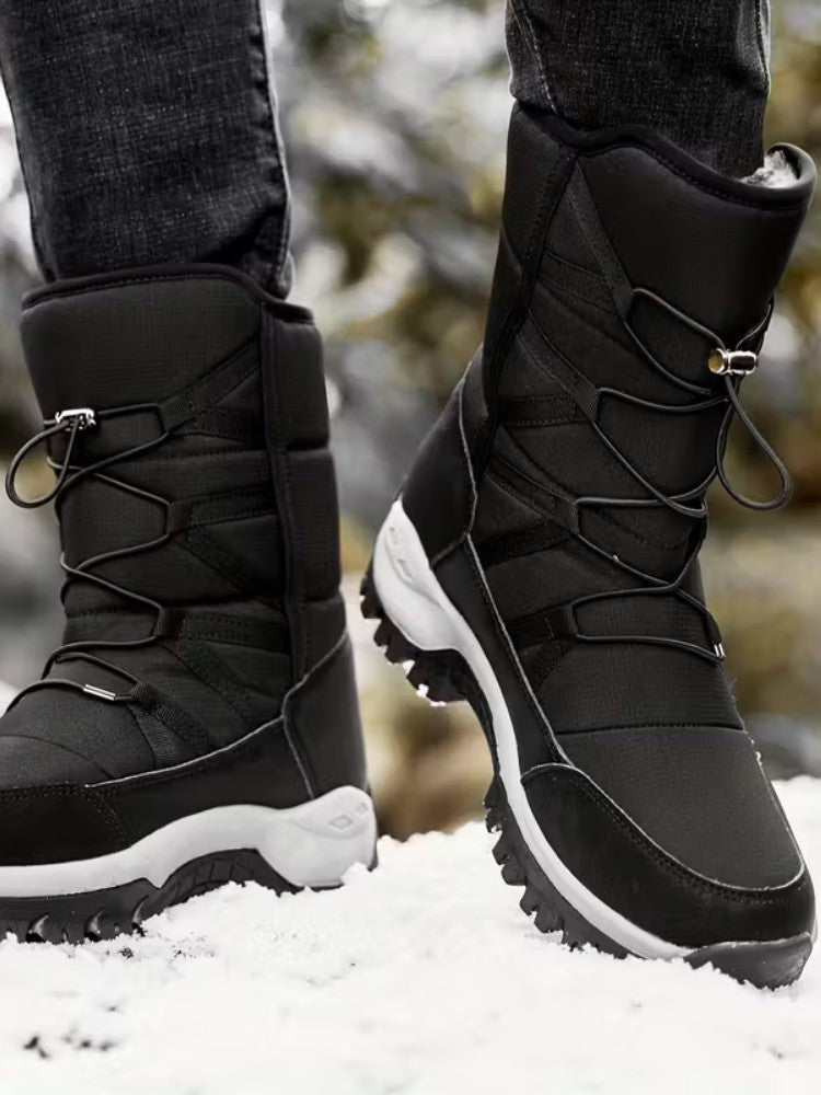 Buty Śniegowe Męskie | Izolowane z Podeszwą Antypoślizgową - Arkadya Outlet - Boots