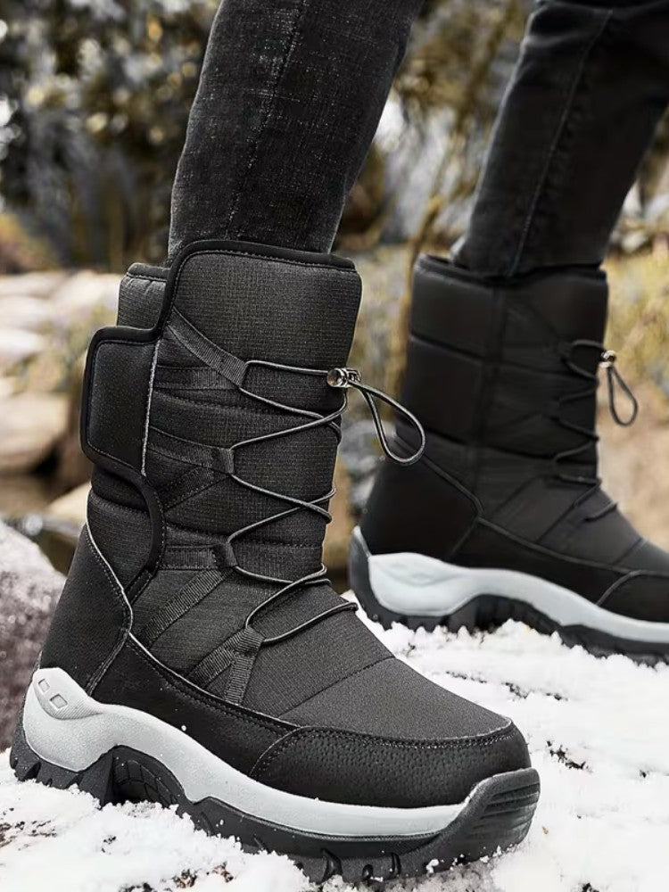 Buty Śniegowe Męskie | Izolowane z Podeszwą Antypoślizgową - Arkadya Outlet - Boots