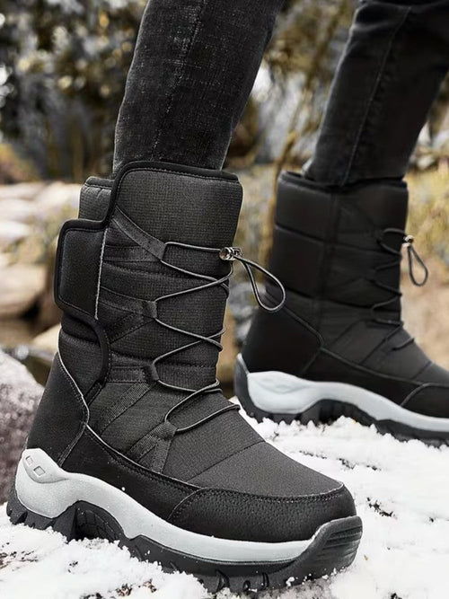 Buty Śniegowe Męskie | Izolowane z Podeszwą Antypoślizgową - Arkadya Outlet - Boots