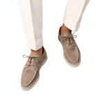 Buty Żeglarskie Męskie Sznurowane Niskie Gumowa Podeszwa - Arkadya Outlet - Men Shoes