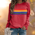 Damska Bluza | Sweter z Okrągłym Dekoltem i Długim Rękawem - Arkadya Outlet - Sweaters