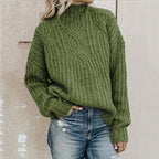 Damska Bluza z Kapturem | Fason Oversize z Kieszenią Kangurową - Arkadya Outlet - Sweaters