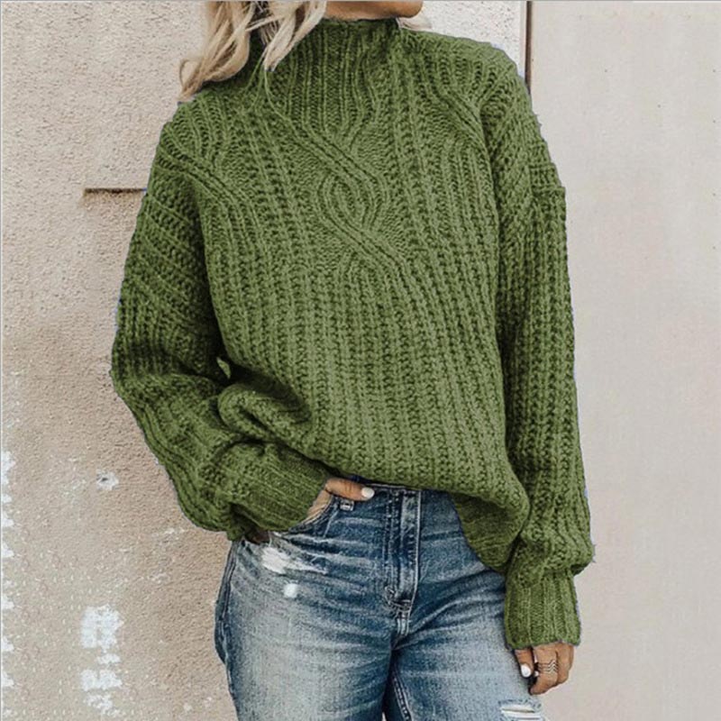 Damska Bluza z Kapturem | Fason Oversize z Kieszenią Kangurową - Arkadya Outlet - Sweaters