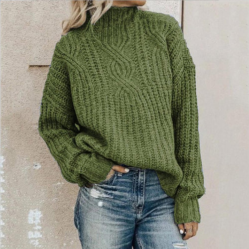 Damska Bluza z Kapturem | Fason Oversize z Kieszenią Kangurową - Arkadya Outlet - Sweaters