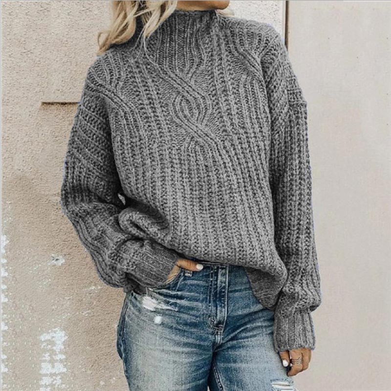 Damska Bluza z Kapturem | Fason Oversize z Kieszenią Kangurową - Arkadya Outlet - Sweaters