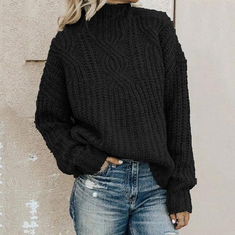 Damska Bluza z Kapturem | Fason Oversize z Kieszenią Kangurową - Arkadya Outlet - Sweaters