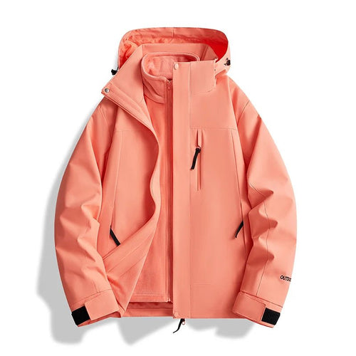 Damska Kurtka Sportowa | Wiatroszczelna z Regulowanym Kapturem - Arkadya Outlet - Jackets