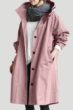 Damska Parka | Luźny krój z regulowanym kapturem na sznurek - Arkadya Outlet - Jackets
