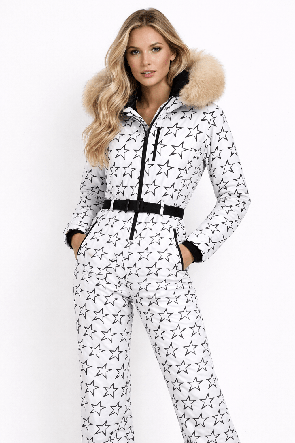 Damski Kombinezon Narciarski | Kurtka i Spodnie na Zimę - Arkadya Outlet - Suits