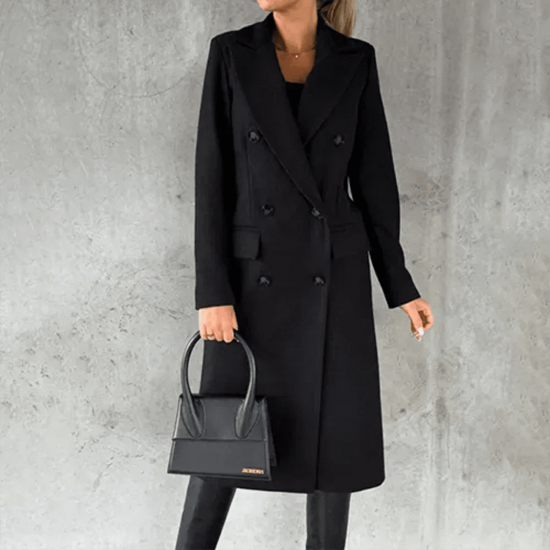 Damski Płaszcz | Dopasowany krój na chłodne dni zimy - Arkadya Outlet - Coats
