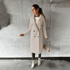 Damski Płaszcz | Dopasowany krój na chłodne dni zimy - Arkadya Outlet - Coats