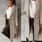 Damski Płaszcz | Dopasowany krój na chłodne dni zimy - Arkadya Outlet - Coats