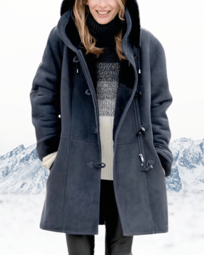 Damski Płaszcz Duffle | Klasyczne Zapięcie i Podszewka Sherpa - Arkadya Outlet - Coats