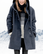 Damski Płaszcz Duffle | Klasyczne Zapięcie i Podszewka Sherpa - Arkadya Outlet - Coats