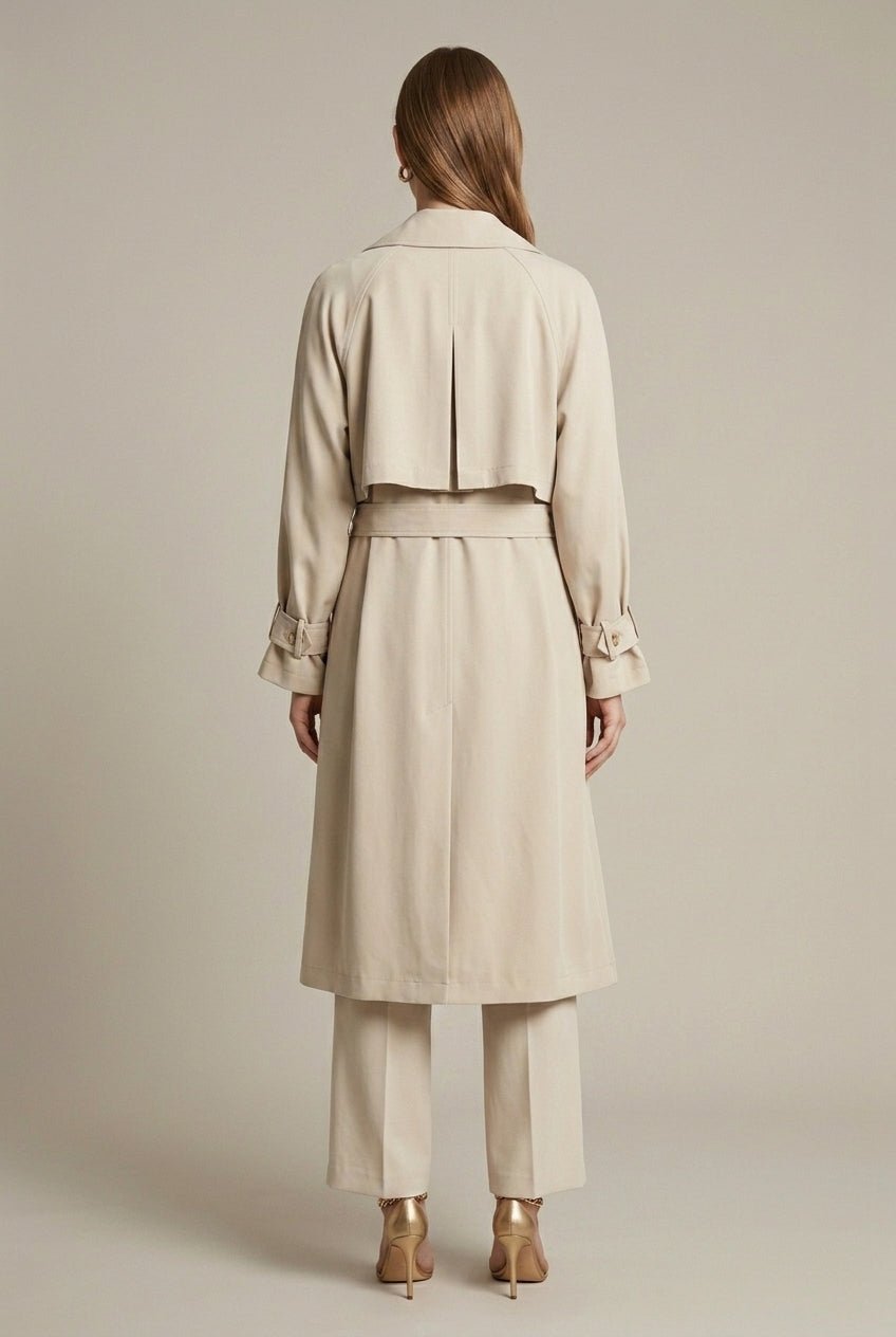Damski Płaszcz | Oversized z podwójnym rzędem guzików - Arkadya Outlet - Coats