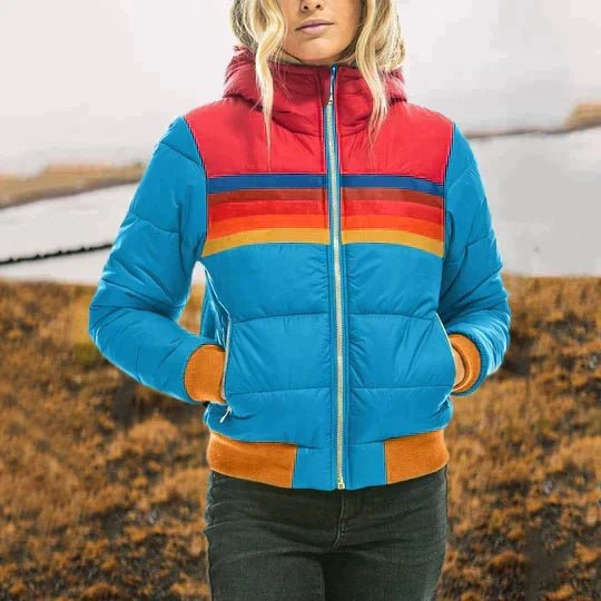Damski Płaszcz | Pluszowy krój z pełną długością rękawów - Arkadya Outlet - Coats
