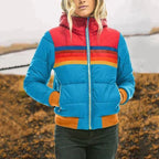 Damski Płaszcz | Pluszowy krój z pełną długością rękawów - Arkadya Outlet - Coats