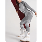 Damski Zestaw | Dopasowany krój z długim rękawem i legginsami - Arkadya Outlet - Sets