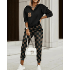 Damski Zestaw Dresowy | Bluza z Kapturem i Spodnie Joggery - Arkadya Outlet - Sets