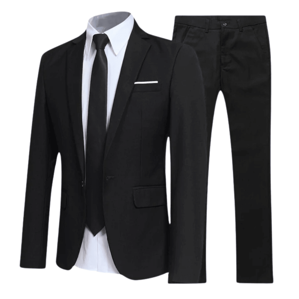 Garnitur Męski Dwuczęściowy Marynarka i Spodnie - Arkadya Outlet - Men Suit