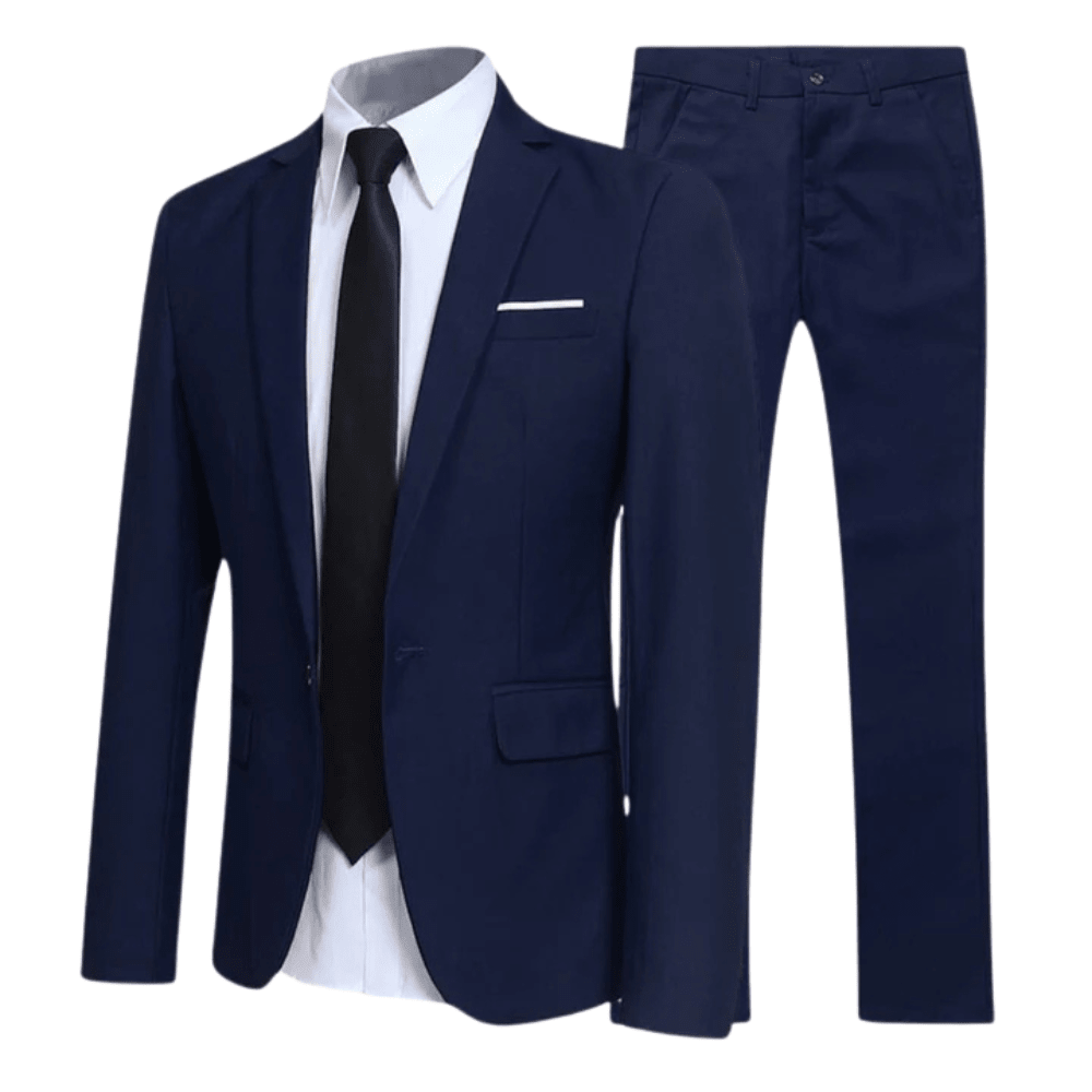 Garnitur Męski Dwuczęściowy Marynarka i Spodnie - Arkadya Outlet - Men Suit