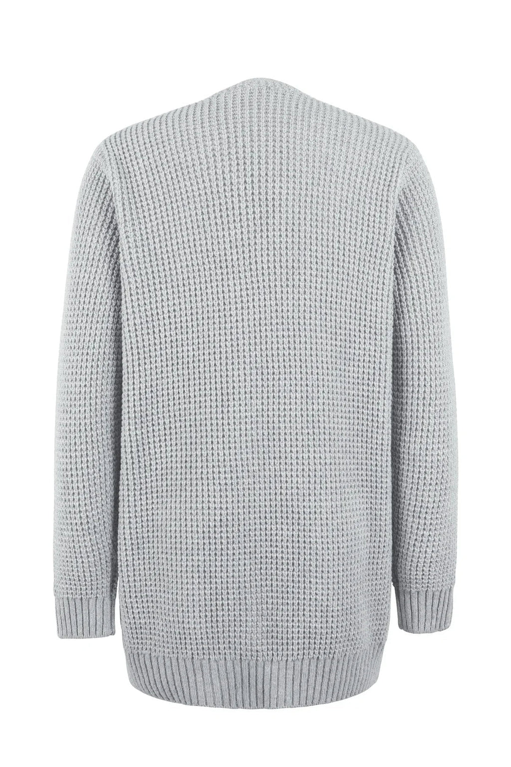 Kardigan Damski | Otwarty przód z długim rękawem i kieszeniami - Arkadya Outlet - Cardigans