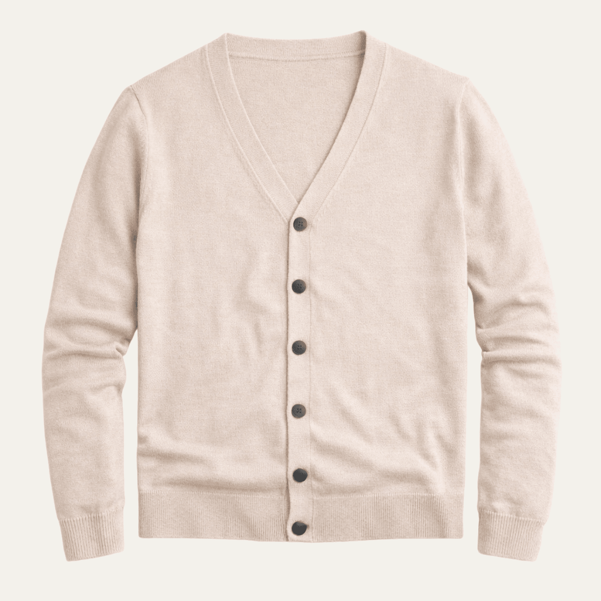 Kardigan męski dopasowany ze ściągaczami - Arkadya Outlet - Men Cardigan