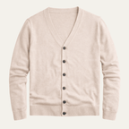 Kardigan męski dopasowany ze ściągaczami - Arkadya Outlet - Men Cardigan