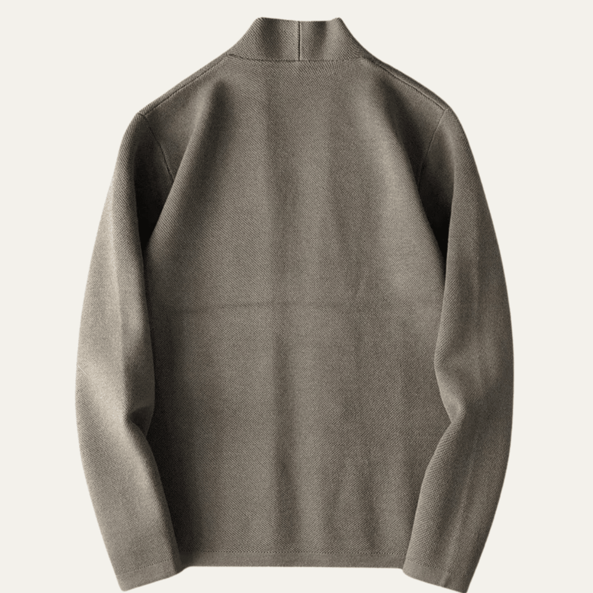 Kardigan męski dzianinowy dopasowany - Arkadya Outlet - Men Cardigan
