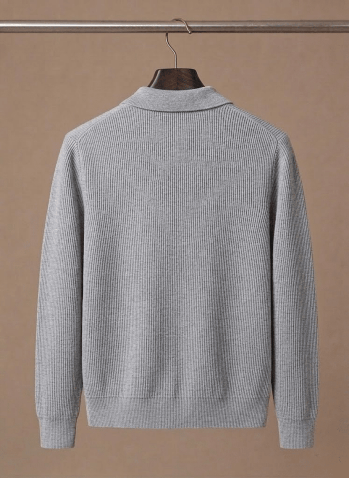 Kardigan Męski | Krój Relaxed z Guzikami na Całej Długości - Arkadya Outlet - Cardigans