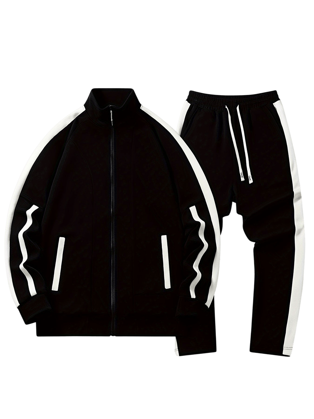 Komplet dresowy męski dwuczęściowy codzienny strój - Arkadya Outlet - Men Set