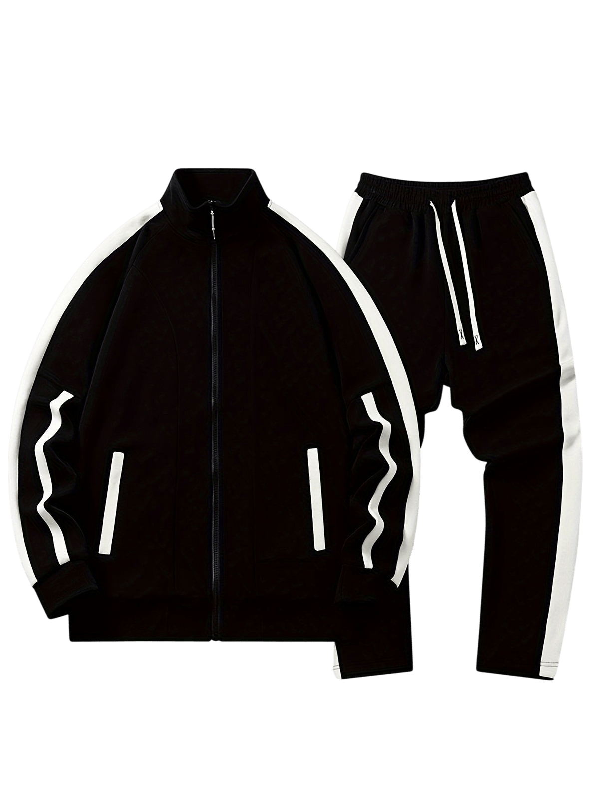 Komplet dresowy męski dwuczęściowy codzienny strój - Arkadya Outlet - Men Set