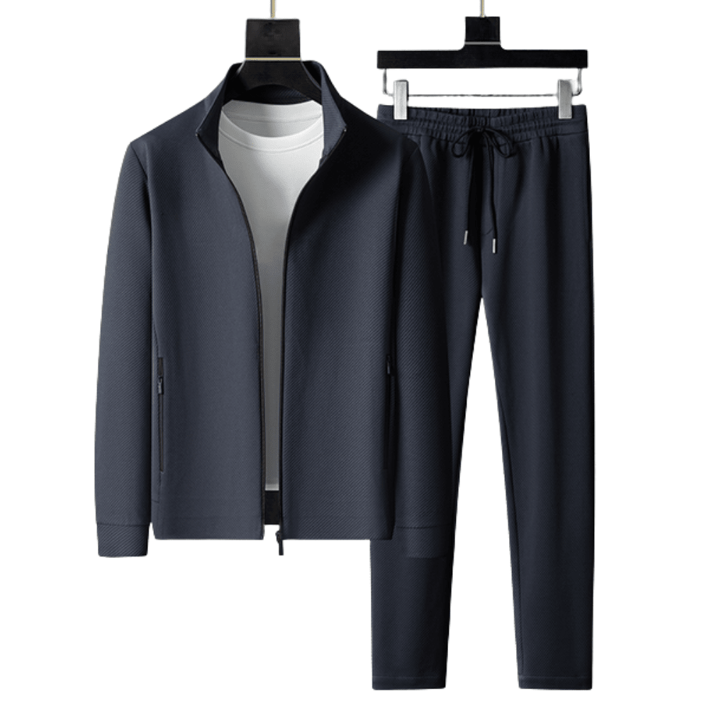 Komplet dresowy męski dwuczęściowy zestaw z bluzą i spodniami - Arkadya Outlet - Men Set