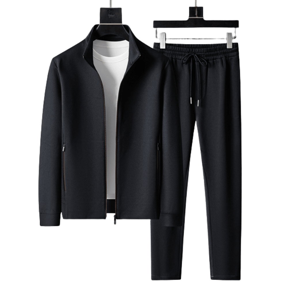 Komplet dresowy męski dwuczęściowy zestaw z bluzą i spodniami - Arkadya Outlet - Men Set