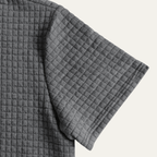 Komplet męski polo luźny z krótkim rękawem - Arkadya Outlet - Men Set