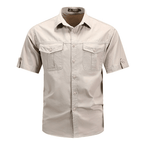 Koszula Męska Cargo Kieszenie Użytkowe - Arkadya Outlet - Men Shirt