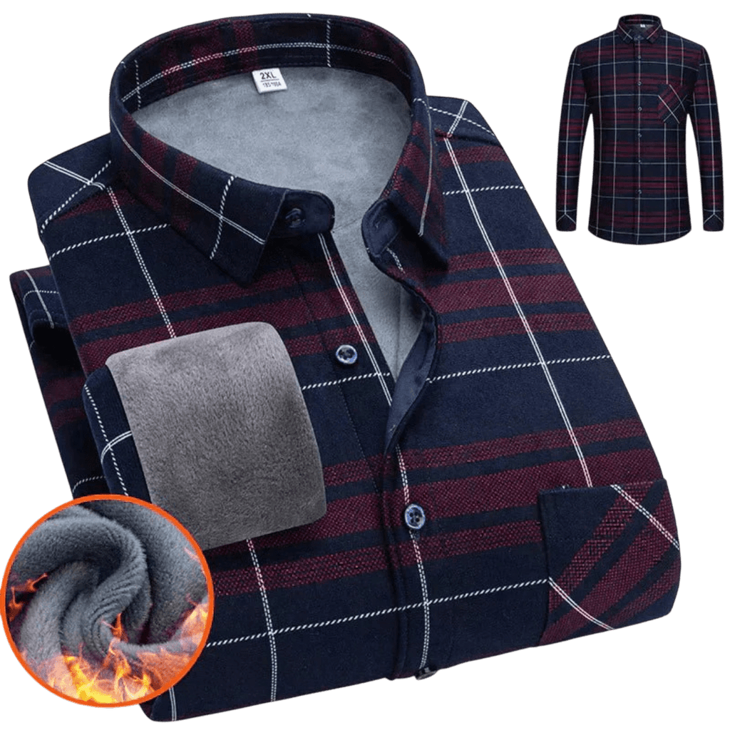 Koszula męska zapinana na guziki długi rękaw krój luźny - Arkadya Outlet - Men Shirt