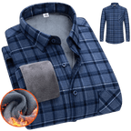 Koszula męska zapinana na guziki długi rękaw krój luźny - Arkadya Outlet - Men Shirt