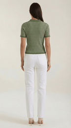 Koszulka polo damska z zapięciem z przodu - Arkadya Outlet - Women Top