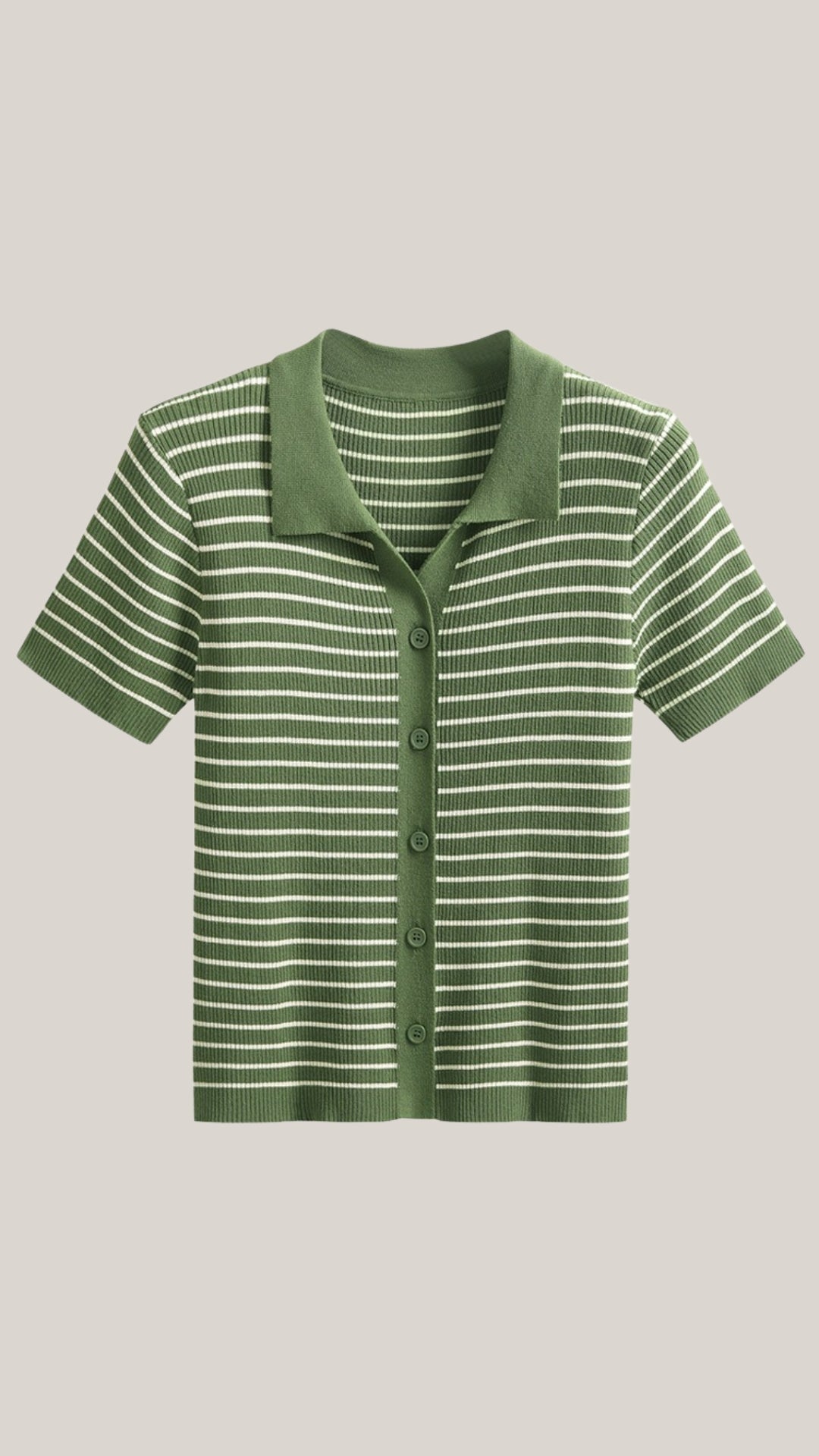 Koszulka polo damska z zapięciem z przodu - Arkadya Outlet - Women Top