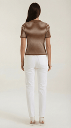 Koszulka polo damska z zapięciem z przodu - Arkadya Outlet - Women Top
